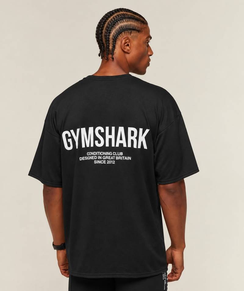 Conditioning club Oversize Tshirt Black Gymshark