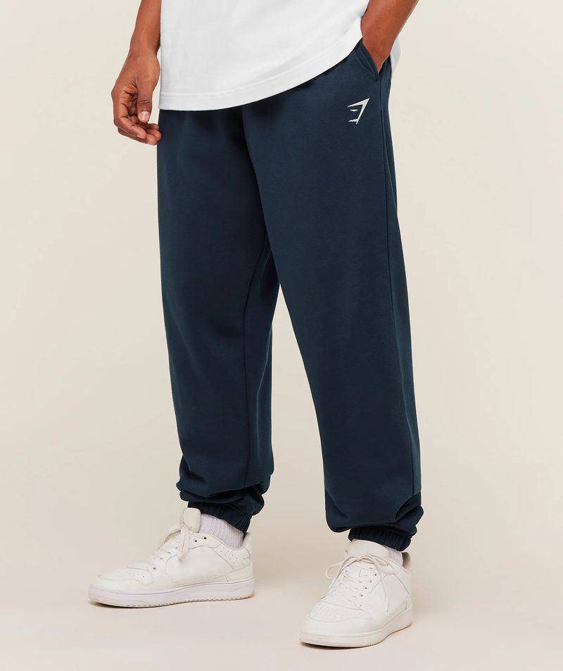 Crest Oversize Joggers Navy