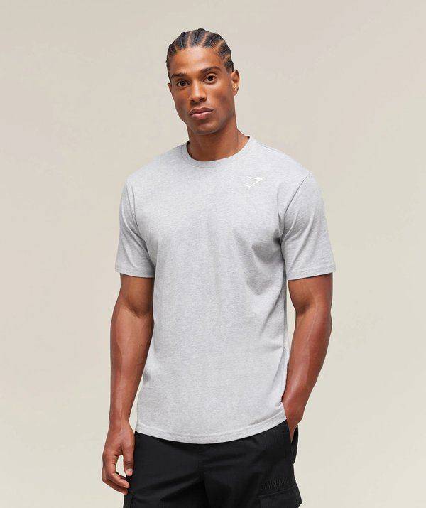 Crest T-Shirt Gray Gymshark