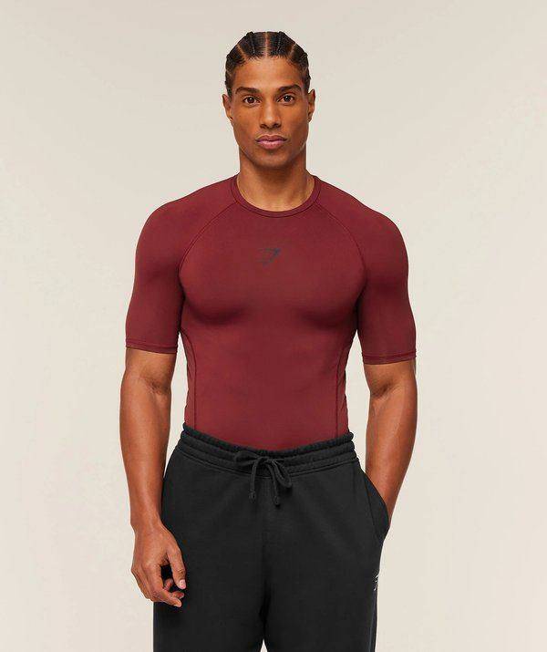 Element Baselayer T-Shirt Sets red Gymshark