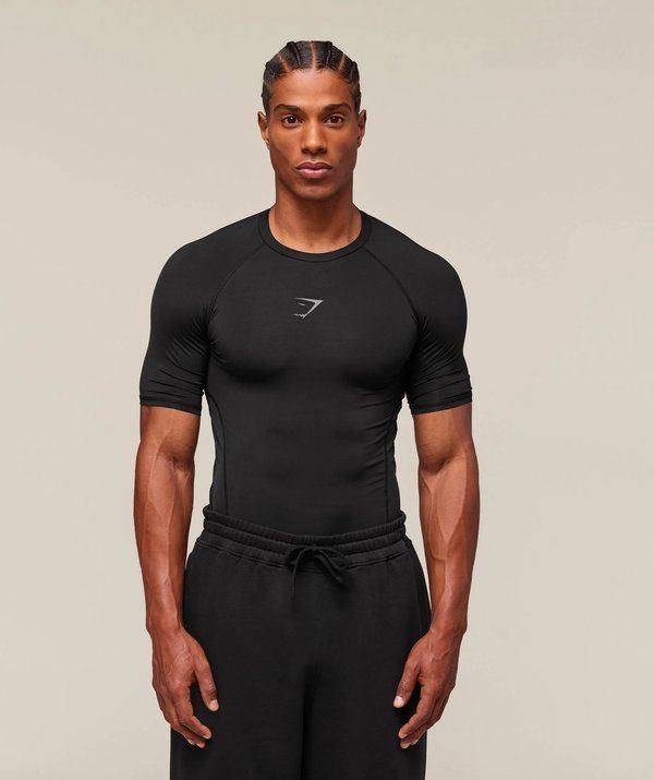 Element Baselayer Tshirt Black Gymshark