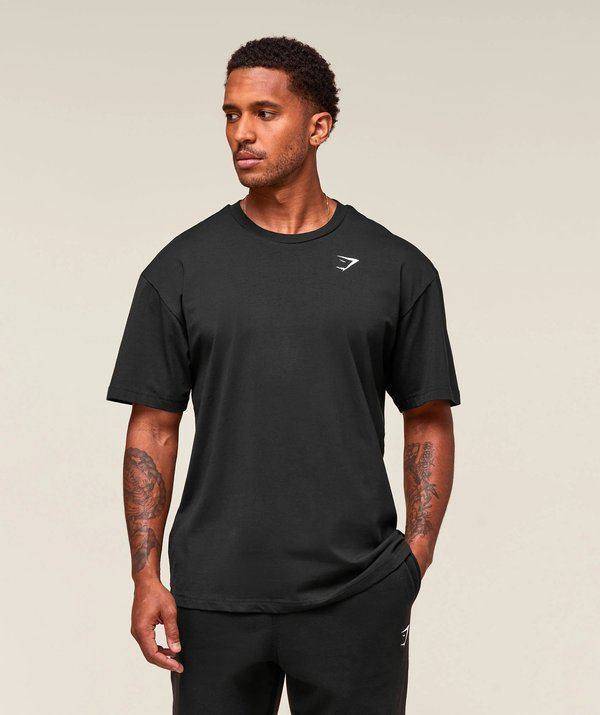 Essential Oversize T-Shirt Black Gymshark