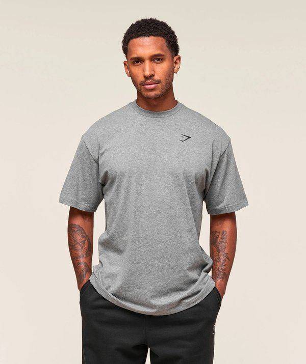 Essential Oversize T-Shirt Carbon Gray Gymshark