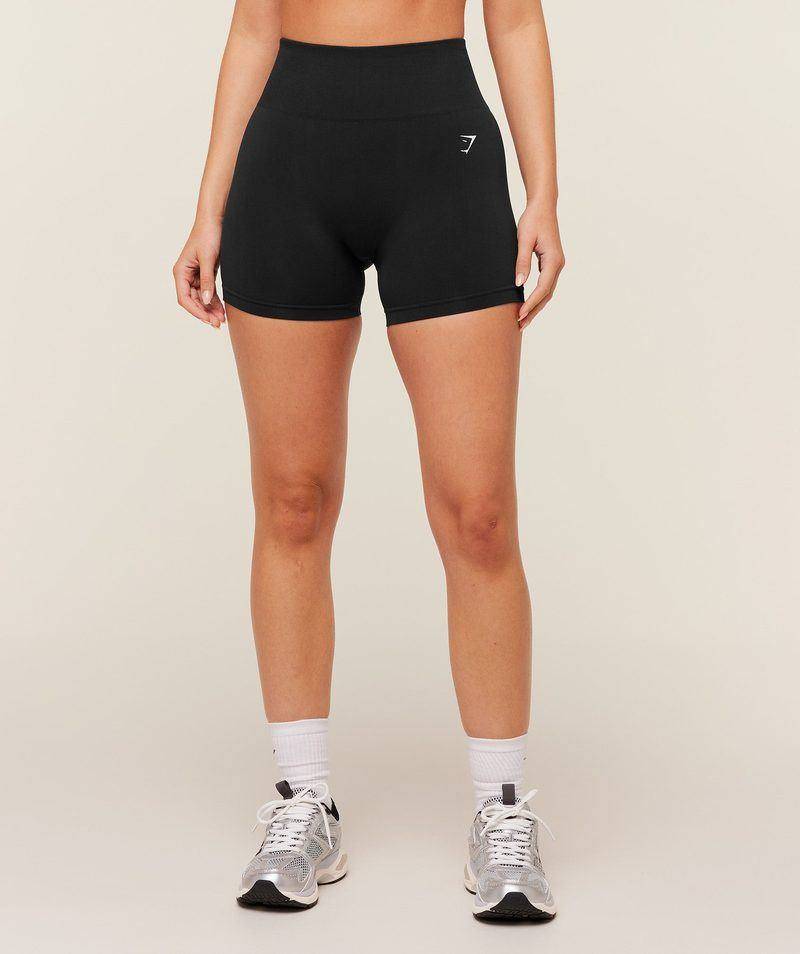 Everyday Seamless Shorts Black Gymshark