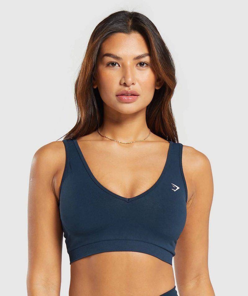 Everyday seamless sports bra Blue Gymshark