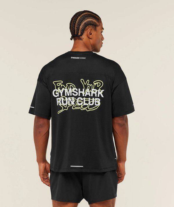 Find Your Speed T-Shirt Slim Fit Black Gymshark