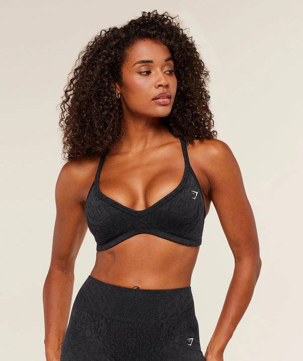 Adapt animal sports bra Black Gymshark