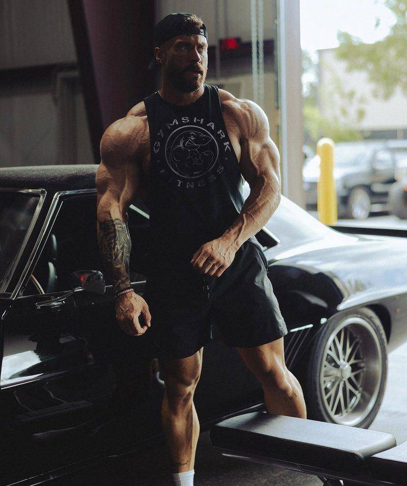 Legacy Drop Arm Tank Black Gymshark
