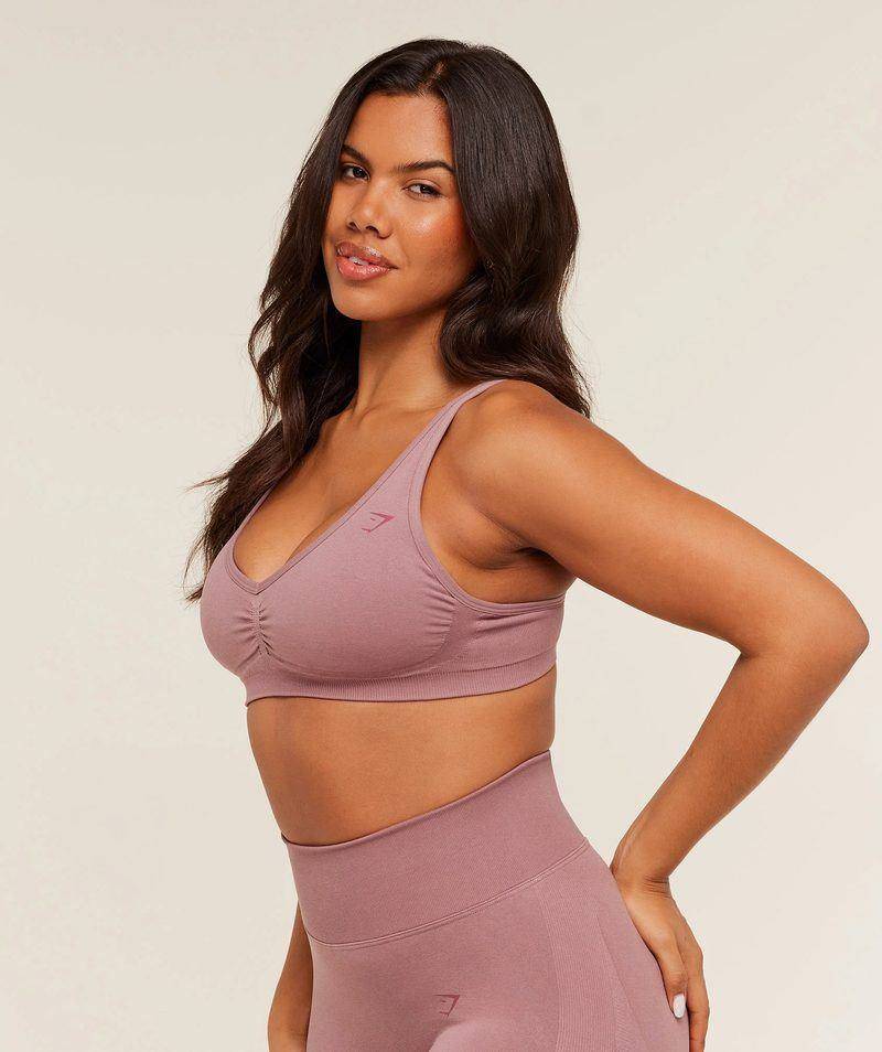 Lift Seamless Sports Bra Pink Gymshark