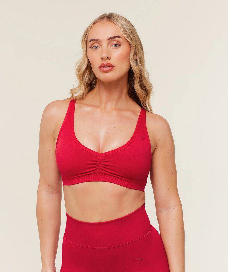 Lift Seamless sports bra Red Carnine Gymshark