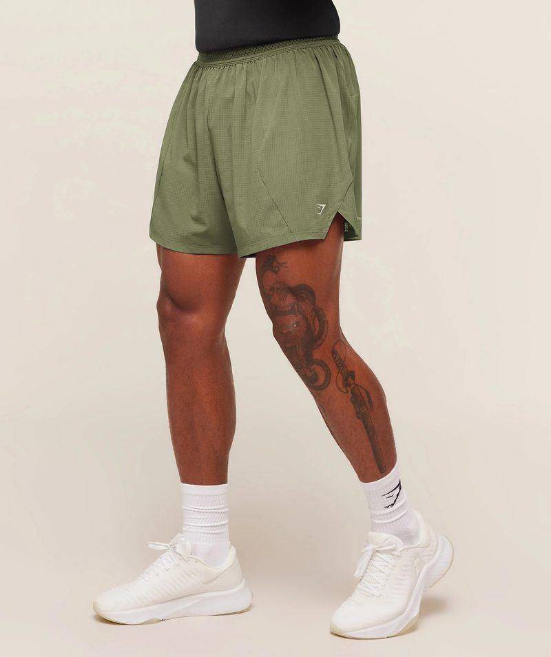 Running 5 shorts GS Grounded Green Gymshark