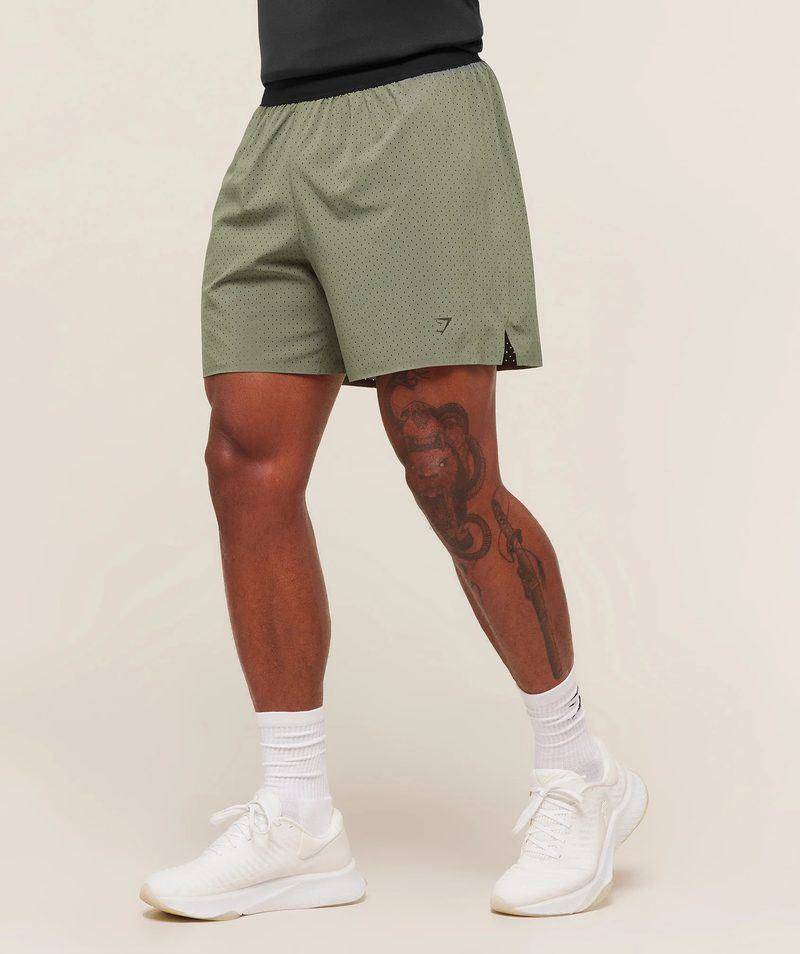 Sports Zero 5" Shorts Green Gymshark