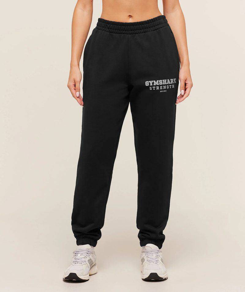 Strength Graphic Joggers Black (Regular Fit) Gymshark