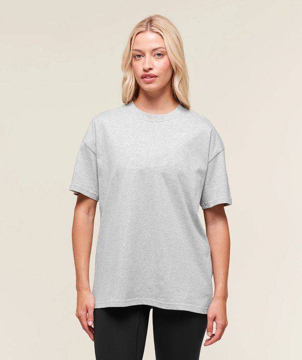 Training Oversize Tshirt Grey Gymshark