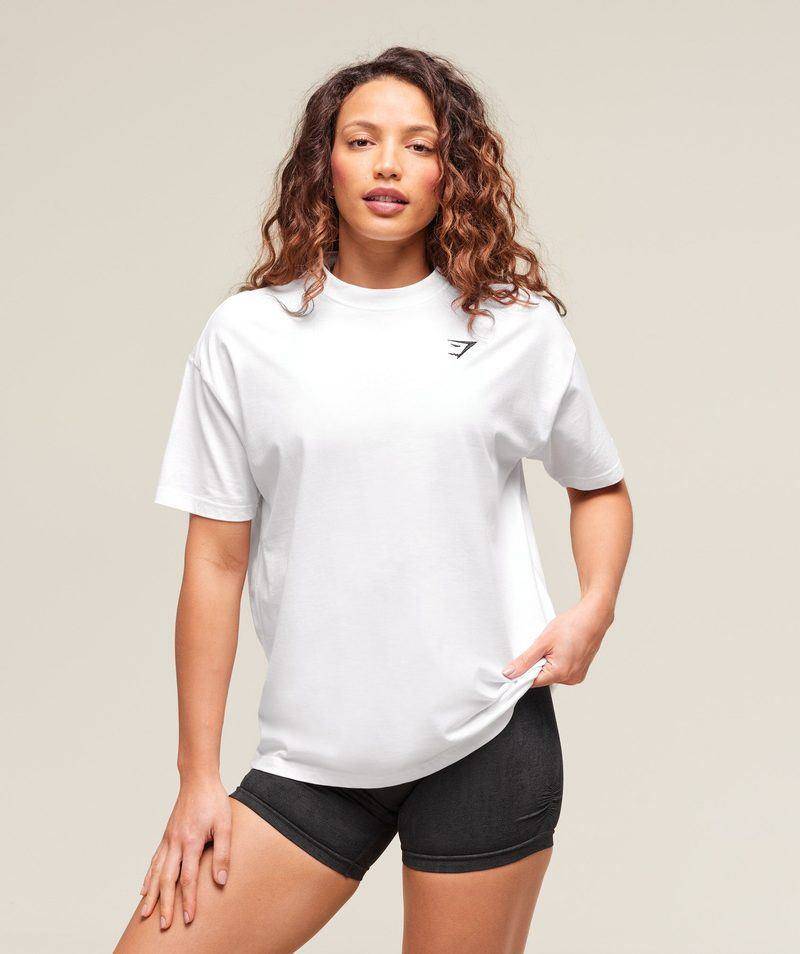 Training Tshirt White Gymshark