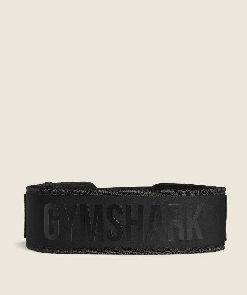 Velcro weightlifting belt Black Gymshark