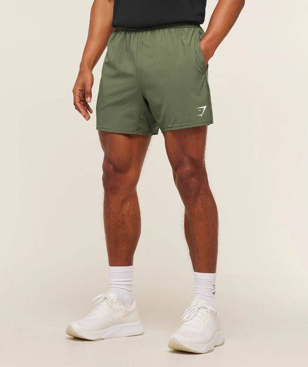 Arrival 5" Short Core Olive Gymshark