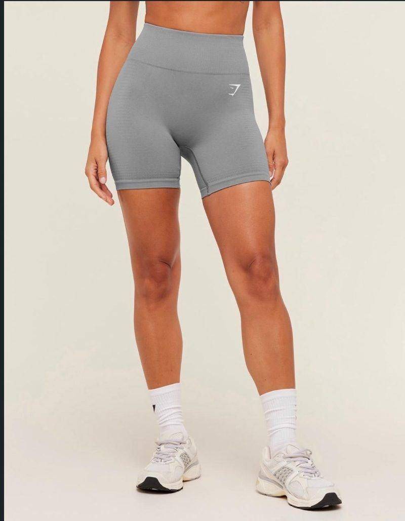 Vital Seamless Shorts Gray Gymshark