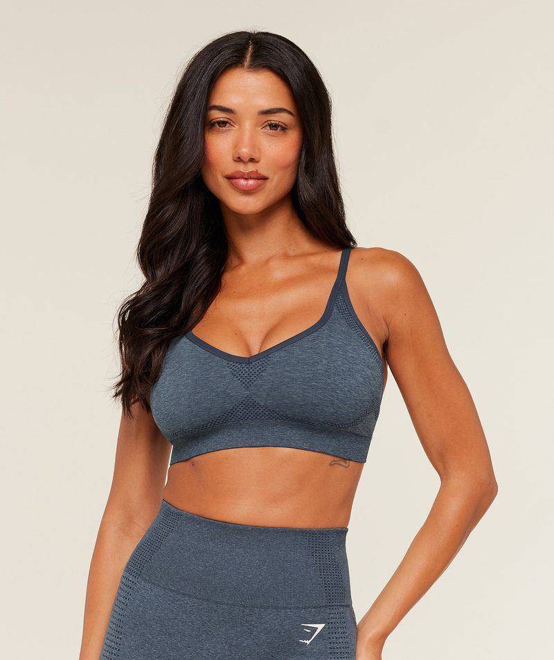 Vital sports bra Stealth Blue Gymshark