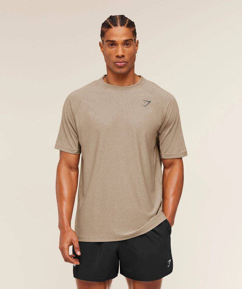Weekend Tshirt fit regular Brown Gymshark