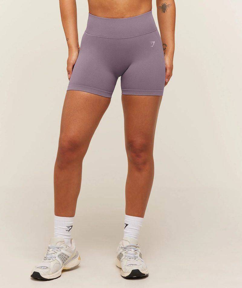 Lift Seamless 2.0 Mid-Rise Shorts Dusk Purple Gymshark