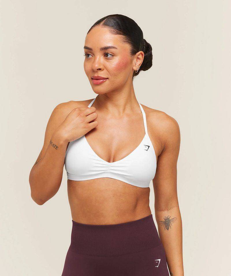 Minimal Sports Bra 2.0 White Gymshark