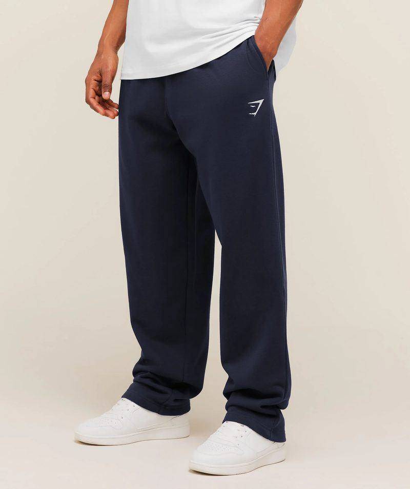 Crest Straight leg Joggers Blue Gymshark