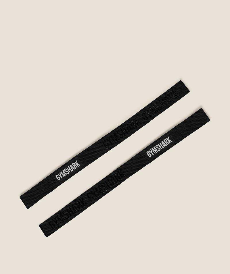 Silicone Lifting Straps Black Gymshark