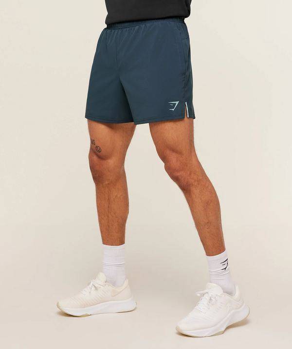Arrival contrast short Stealth Blue Gymshark
