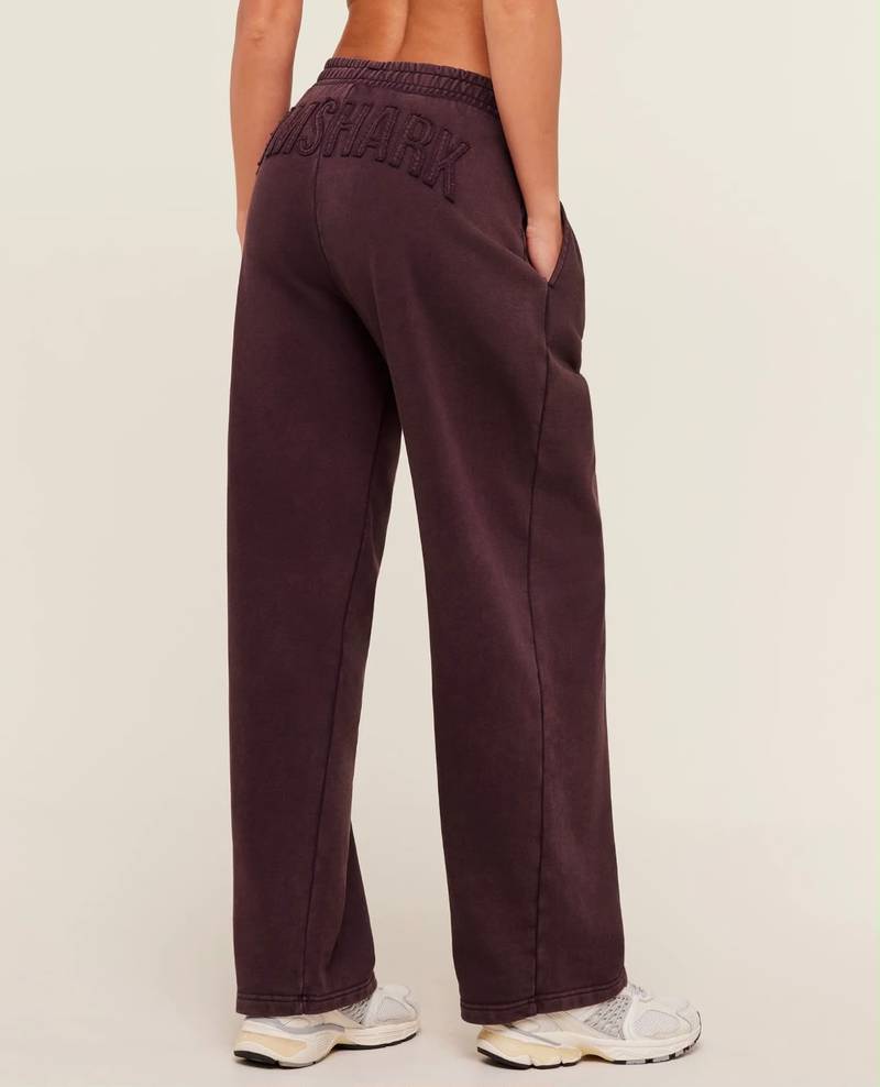 Power Washed Joggers Purple Gymshark