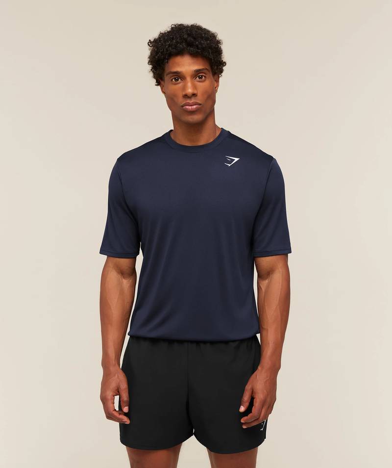 Arrival Regular Fit T-Shirt Heavy Blue Gymshark
