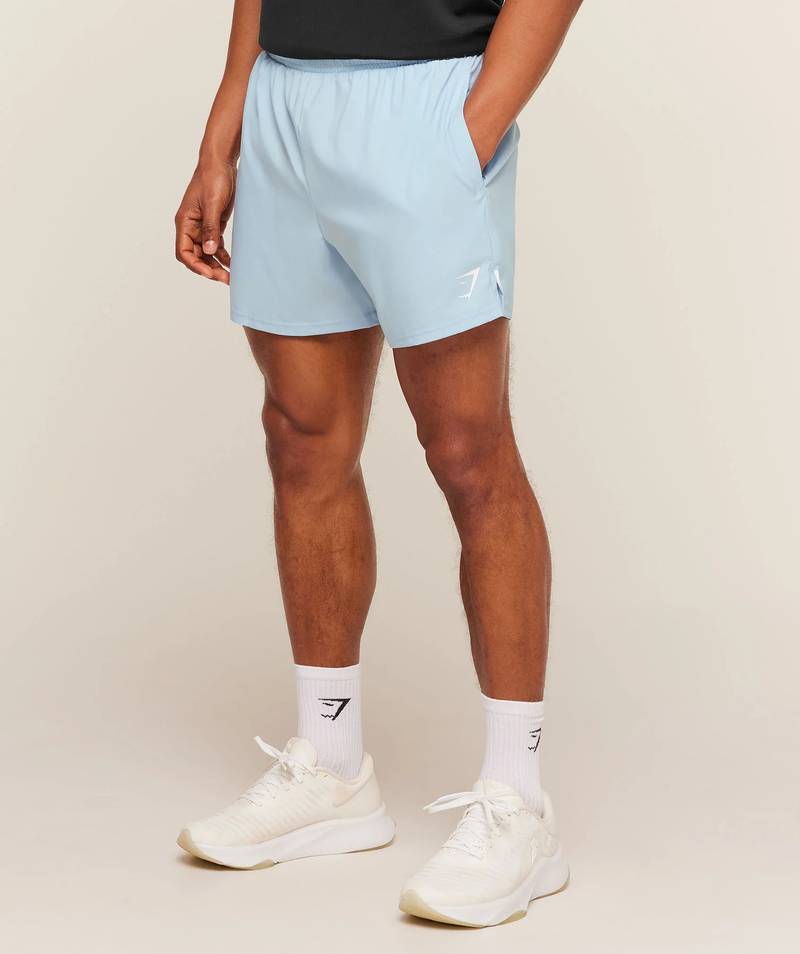 Arrival Contrast Short Chilled Blue / White Gymshark