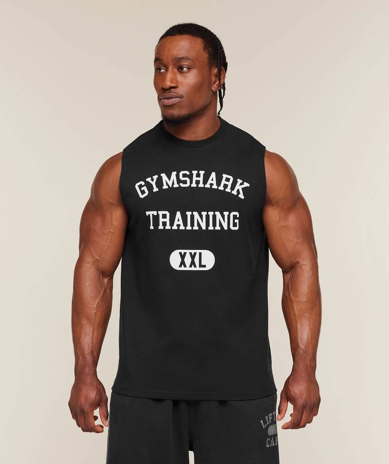 Gymshark Training Graphic Tank Black Gymshark