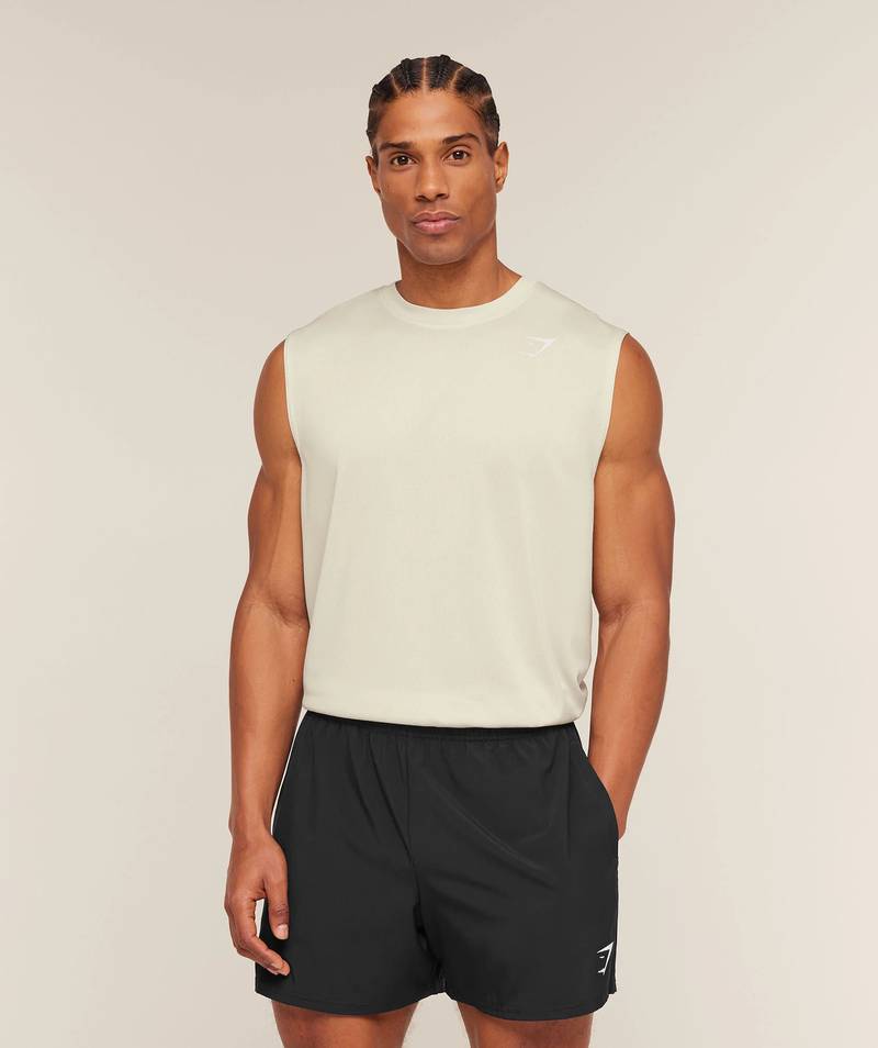 Washed Pastels Tank White Gymshark
