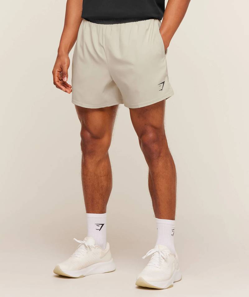 Arrival Contrast Short Pebble Grey Gymshark
