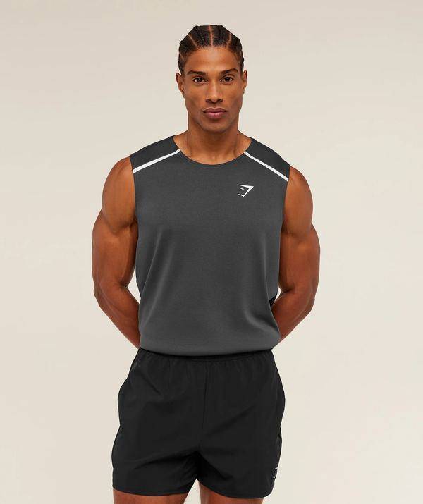 Arrival Contrast Tank Slim Fit Gray Gymshark