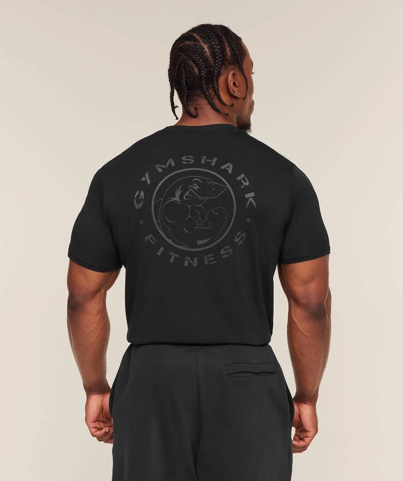 Legacy T-Shirt Black Gymshark