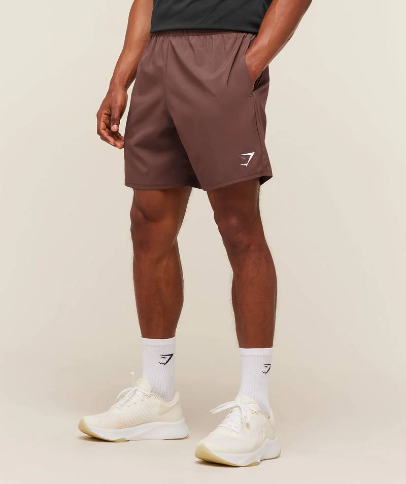 Arrival 7" Short Espresso Brown Gymshark