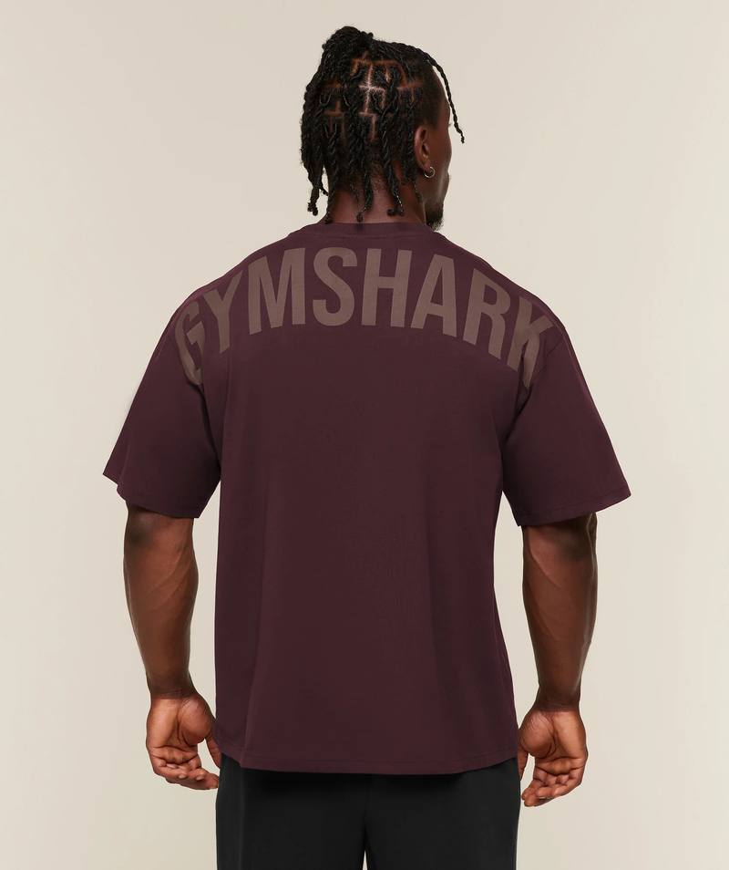 Power Tshirt Cherry Purple Gymshark