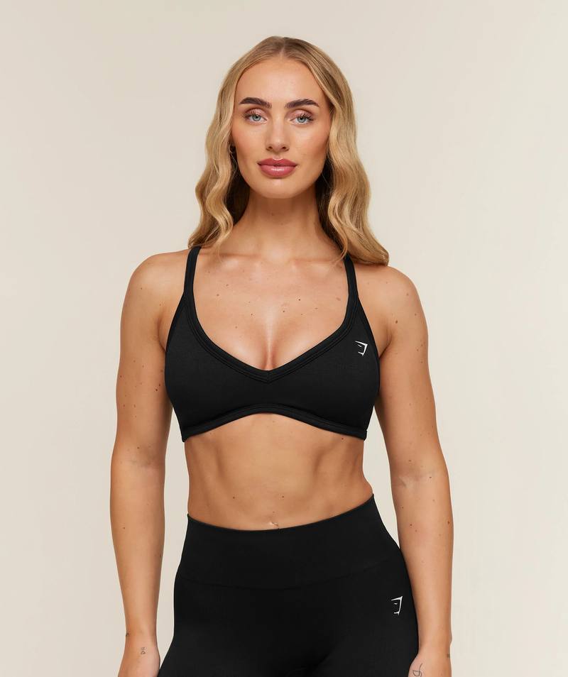 Conjunto Adapt Solid Leggings + Sports Bra Black Gymshark
