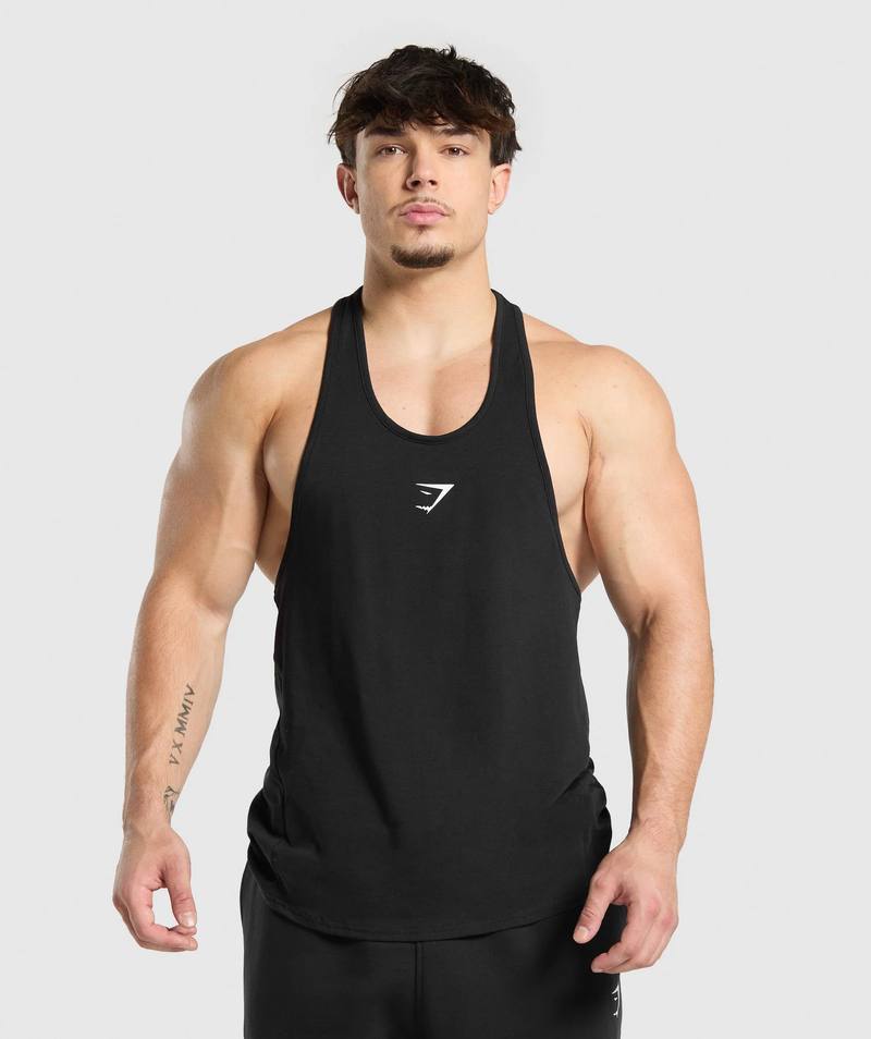 Critical Stringer Black Gymshark