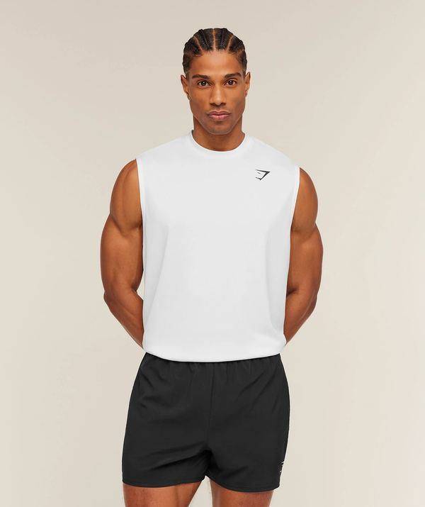 Arrival Oversize Tank White Gymshark