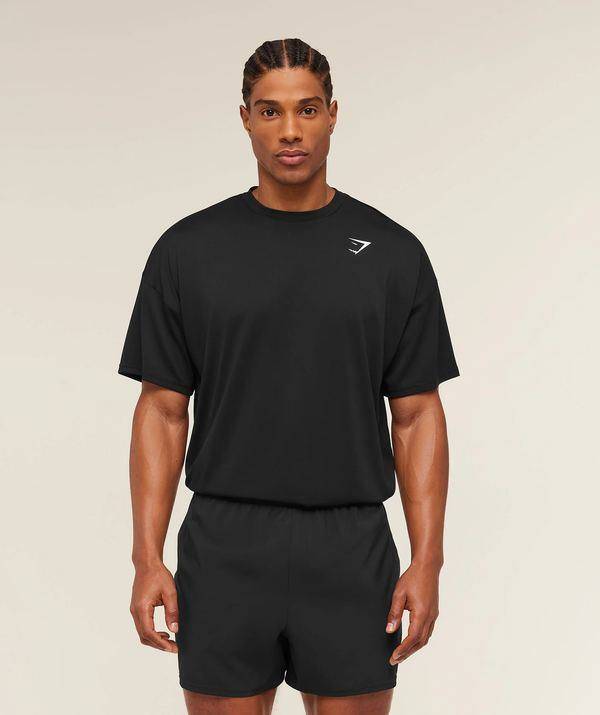 Arrival Oversize TShirt Black Gymshark