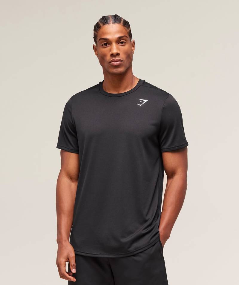 Arrival Tshirt Black Gymshark
